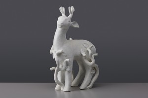 Rare Deer Sculpture