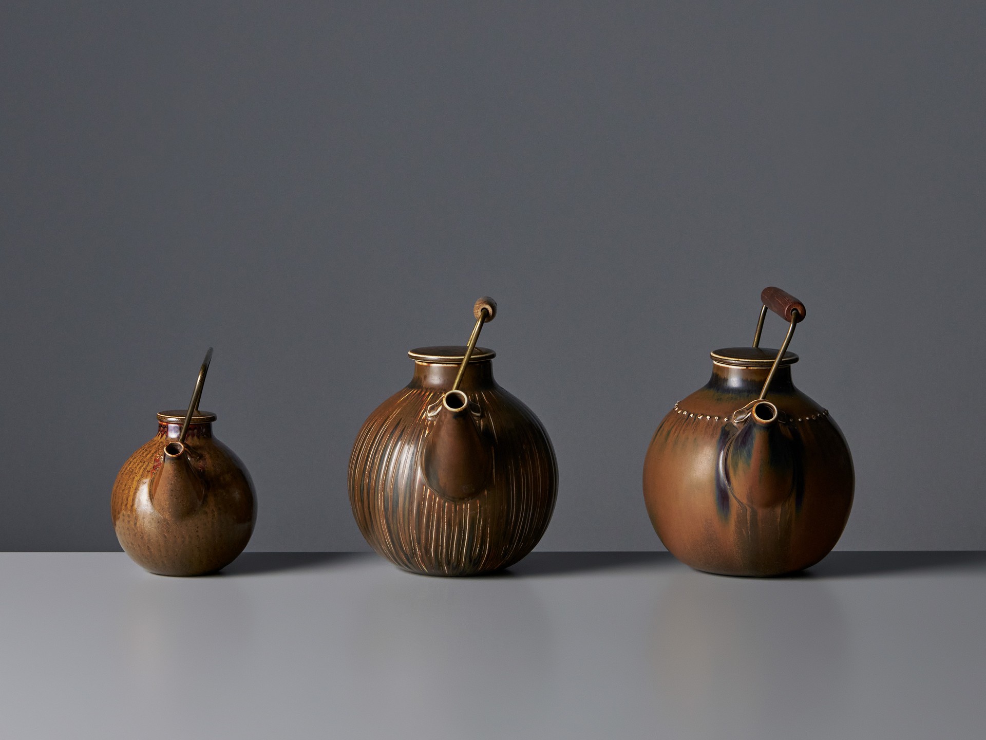 Stig Lindberg – Three Teapots - Jackson Design
