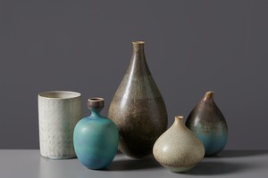 Set of Five Vases