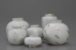 Group of "Carrara" Vases