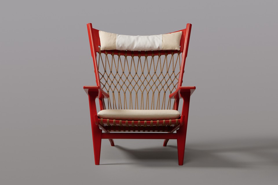 Hans J. Wegner – Pair of 'Web' Lounge Chairs, Model no. JH-719