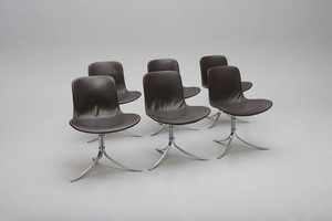 Set of Six Chairs, Model no. PK 9