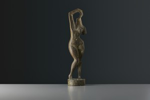 "Cubist Woman" Sculpture