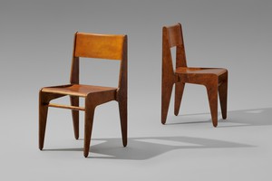 Pair of Dormitory Chairs from Bryn Mawr College