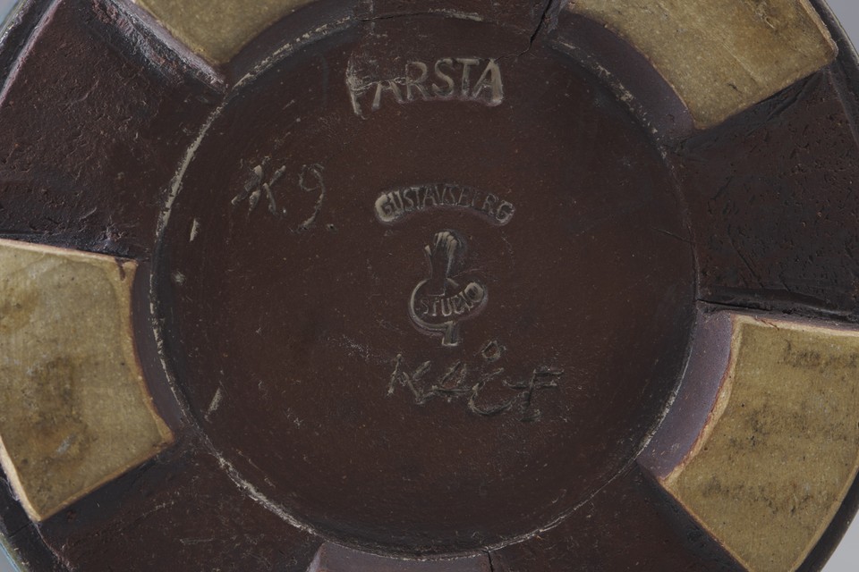 Rare Monumental 'Farsta' Vase