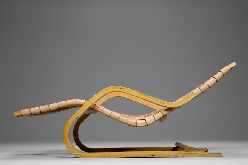 GA 67：Alvar Aalto Artek Alvar Aalto Armchair 45 - Quilted Leather Upholstery