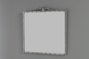 Pewter Neoclassical Mirror