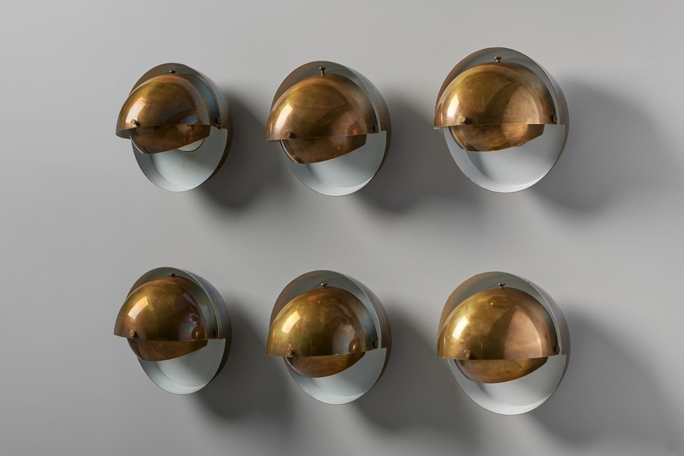 Set of Six Wall Lamps