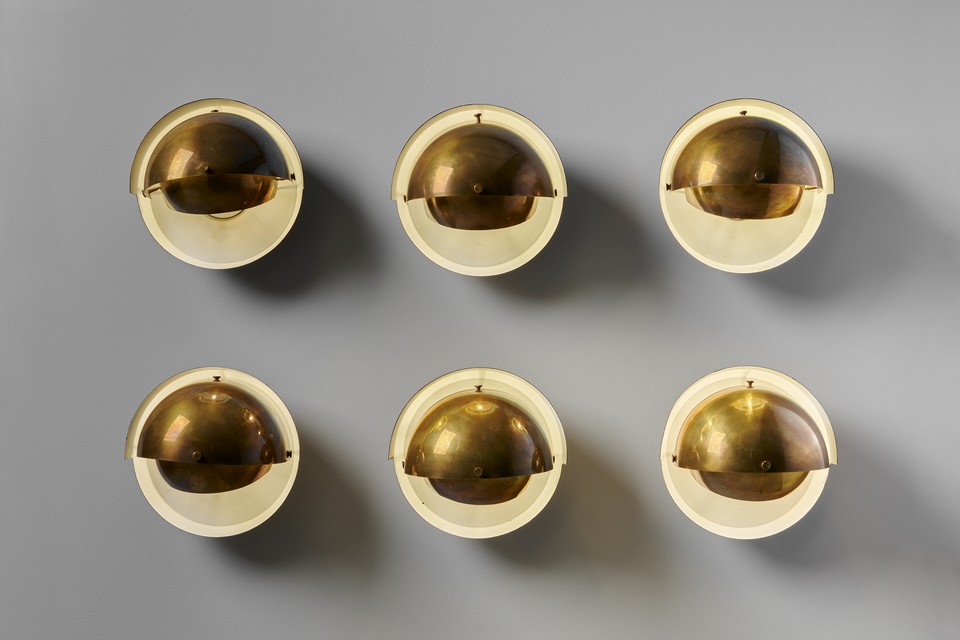 Set of Six Wall Lamps