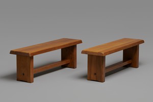 Pair of Benches, Model no. S14 A