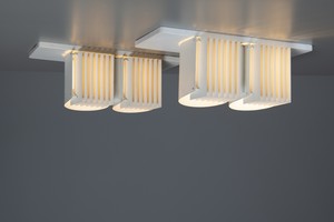 Pair of Ceiling Lamps Model no. AE 7055