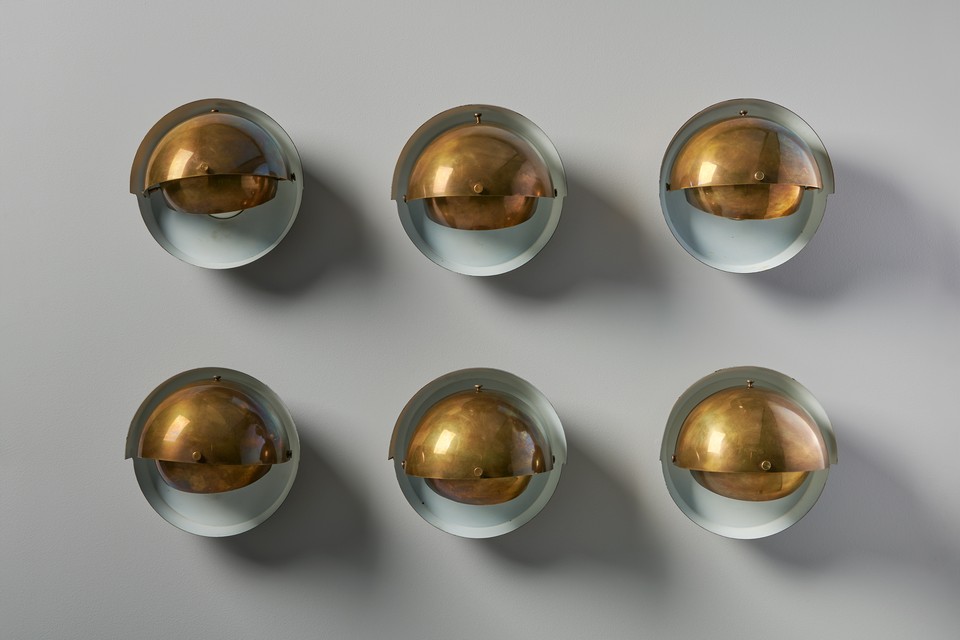 Set of Six Wall Lamps
