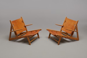 Pair of 'Hunting' Armchairs, Model no. 2229