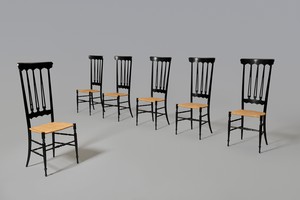 Set of Six Chiavari Chairs