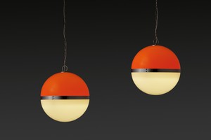Pair of Italian Ceiling Lamps