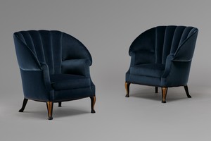 Pair of 'Louis' Armchairs