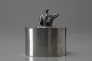 Pewter Jar With Lid