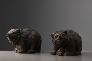 Pair of Bear Sculptures