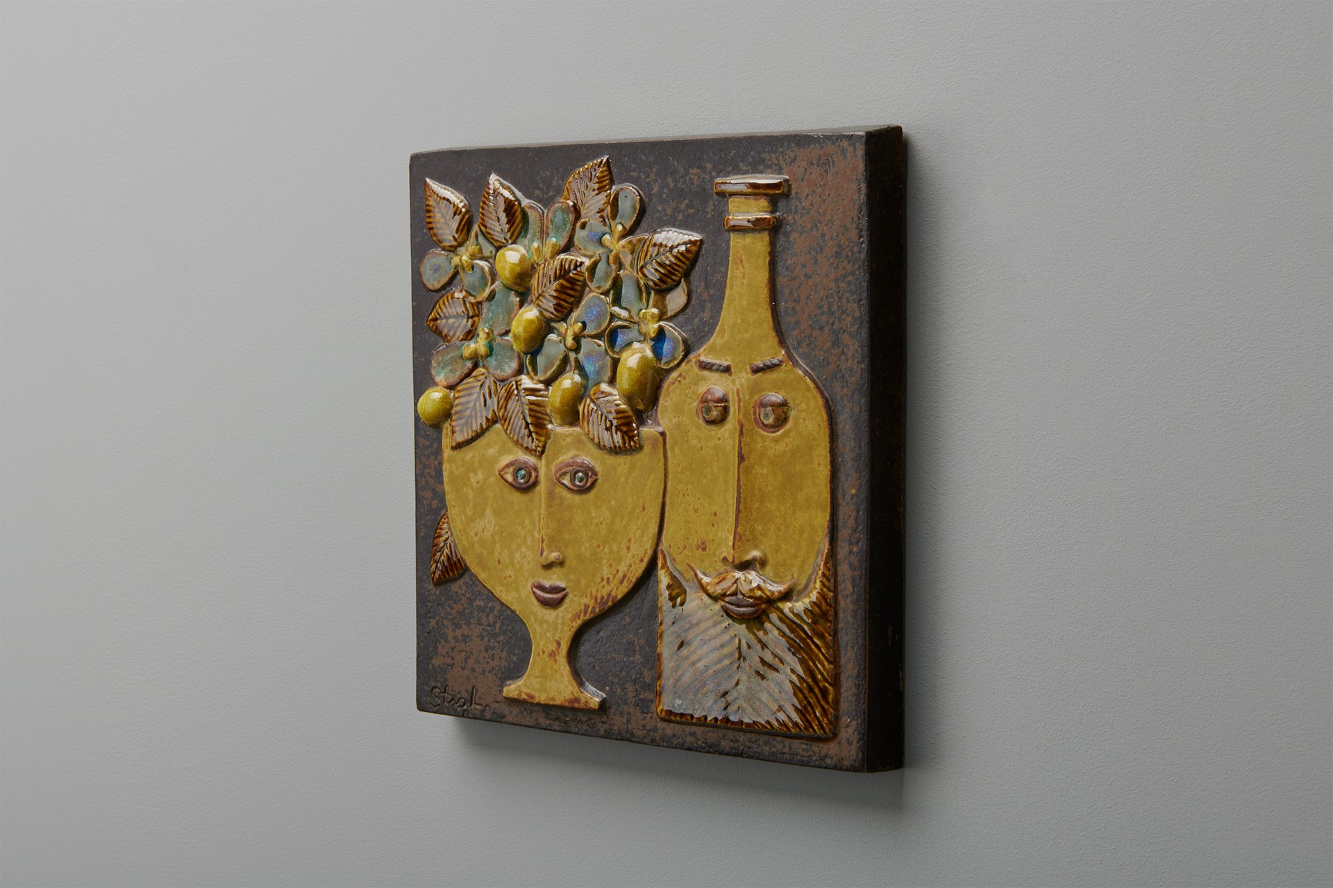 【レア】Stig Lindberg 壁掛けレリーフ Stig Lindberg – Wall Plaque - Jackson Design