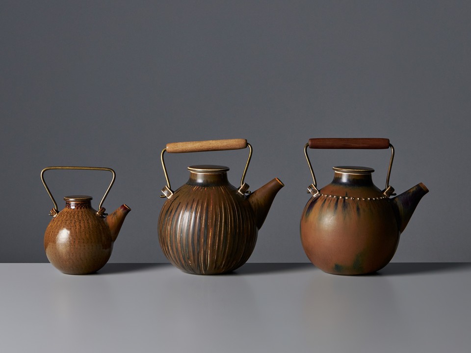 Stig Lindberg – Three Teapots - Jackson Design