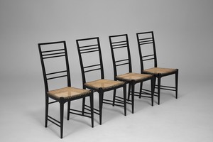 Set of Four 'Poem' Chairs
