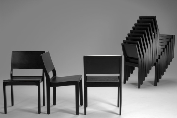 Set of No. 611 Stacking Chairs