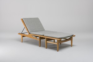 Adjustable Chaise Longue / Daybed and Ottoman, Model no. 'GE 1'