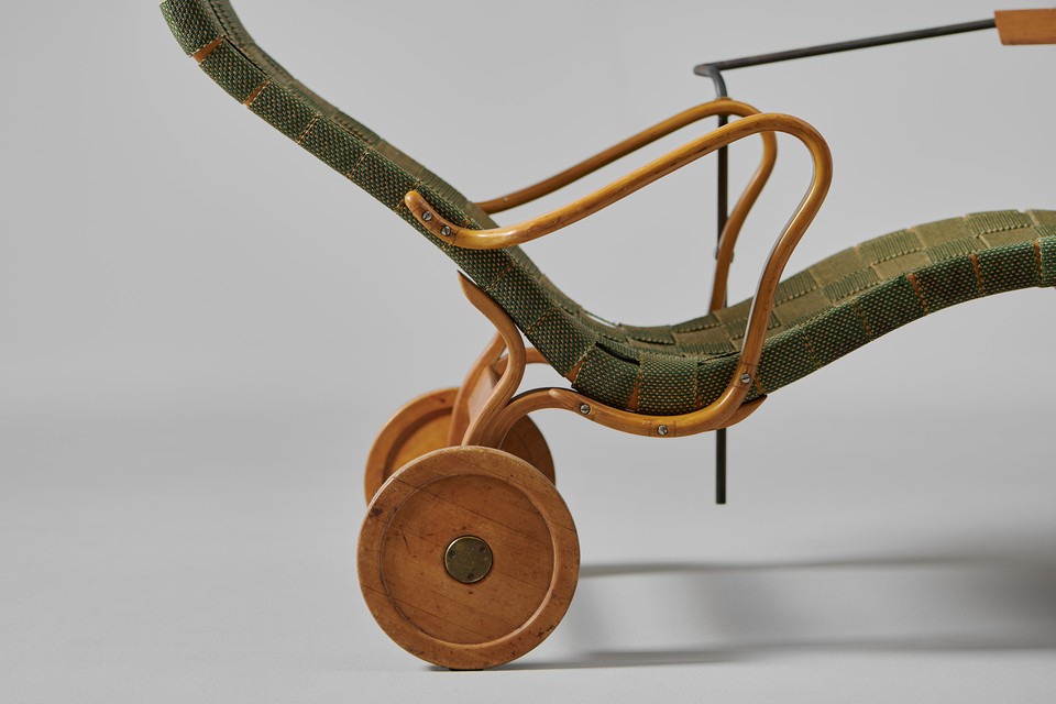 BRUNO MATHSSON/オットマン ウッド BEG VINTAGE] Lounge chair Bruno Mathsson - HIKE