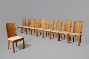 Set of Ten "Lovö" Chairs