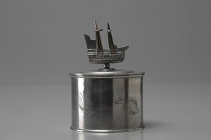 Pewter Jar With Lid