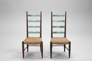 Pair of Italian Neoclassical Chairs