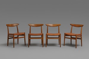 Set of Four Dining Chairs, Model no. W2