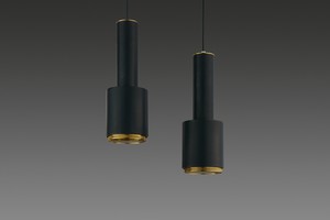 Pair of 'Hand Grenade' Ceiling Lamps, Model no. A110