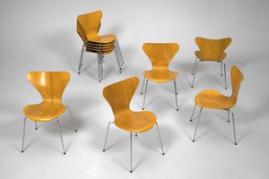 Set of Ten 'Seven' Chairs