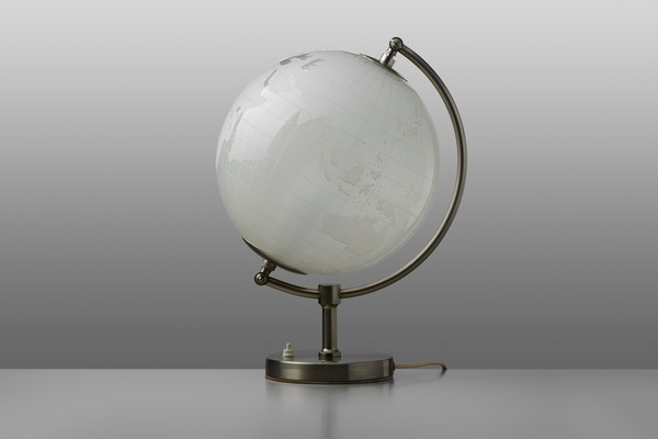 Illuminated Glass Globe