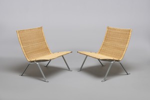 Pair of Lounge Chairs, Model no. PK 22