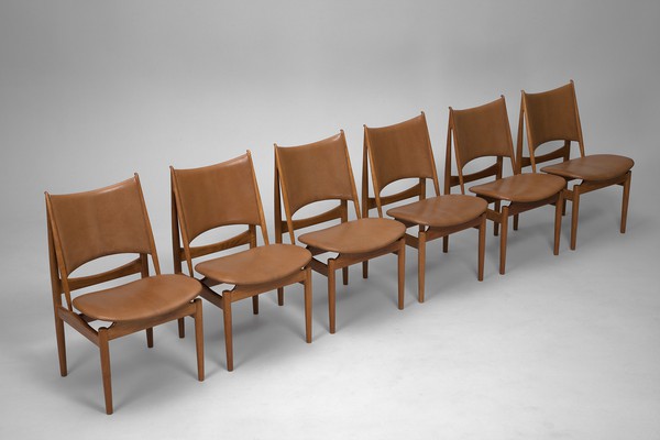 Set of Twelve 'Egyptian Chairs'