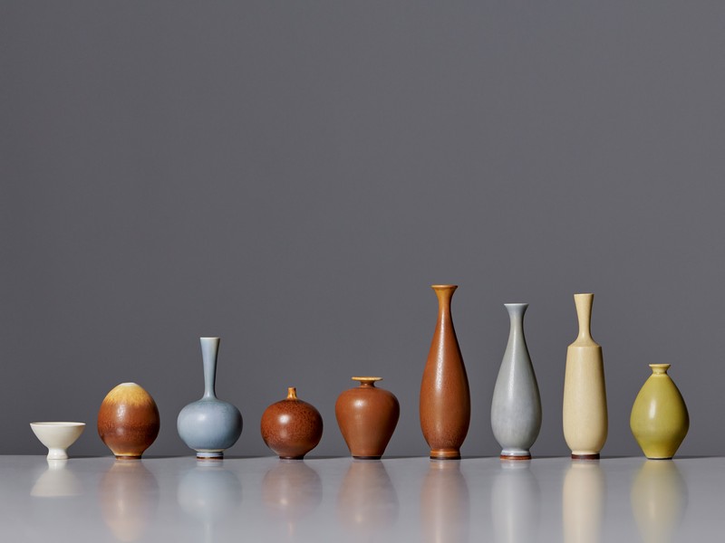 Berndt Friberg – Set of Nine Miniature Ceramics - Jackson Design