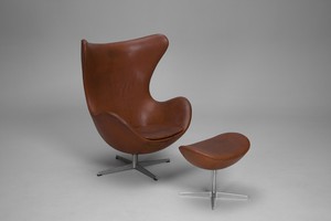 Egg Chair and Stool