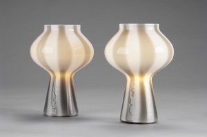 Pair of 'Mushroom' Table Lamps, Model no. 4040