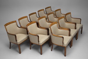 Set of Twelve Dining Chairs
