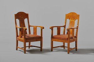 Pair of Swedish Jugend Armchairs