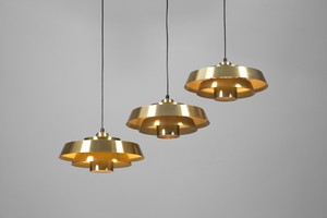Three 'Nova' Ceiling lamps