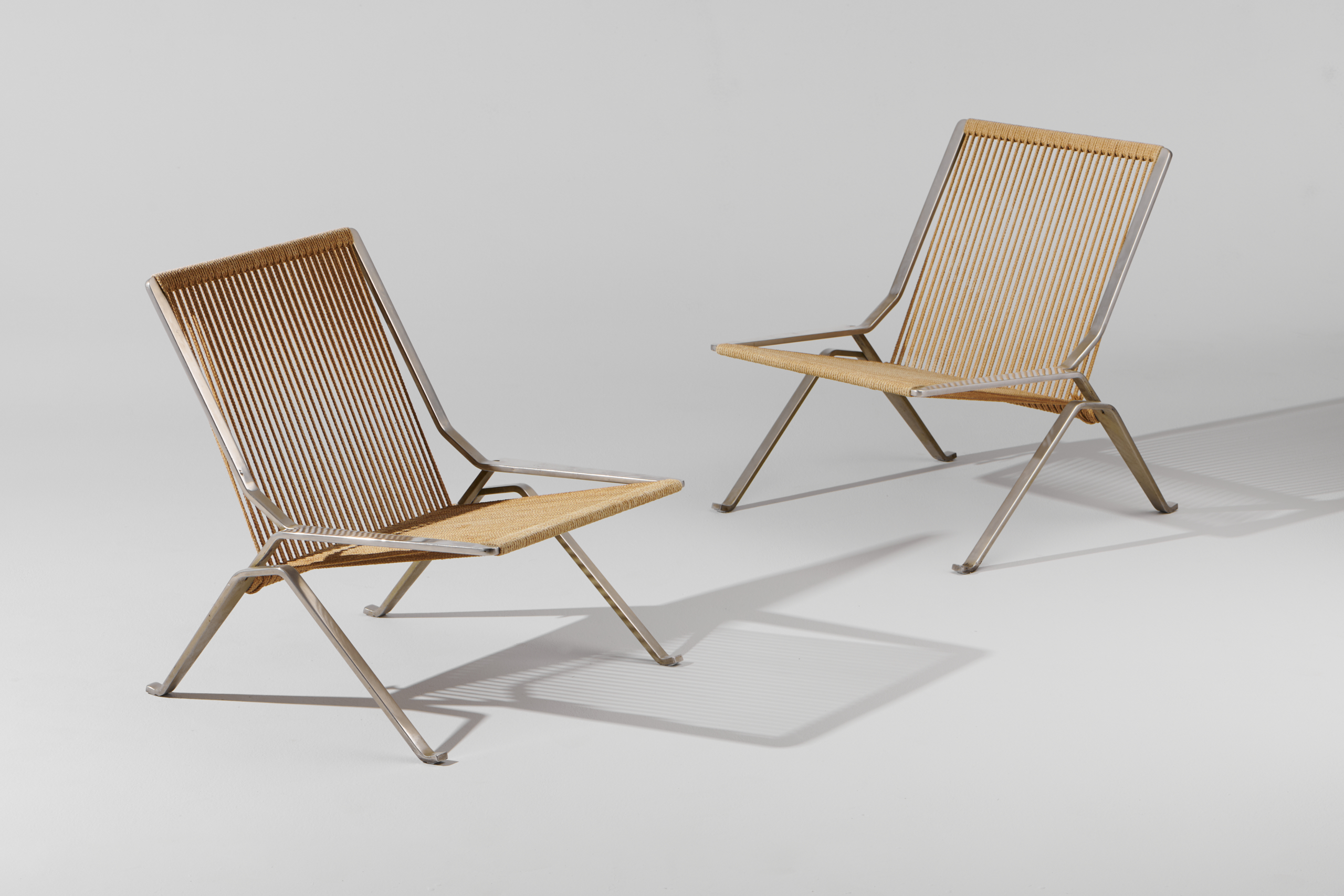 Poul Kjaerholm – Pair of First Production 'PK 25' Chairs - Jackson