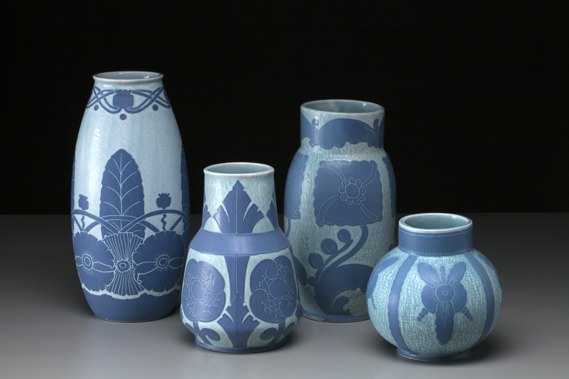 Josef Ekberg – Group of Four Josef Ekberg Vase - Jackson Design