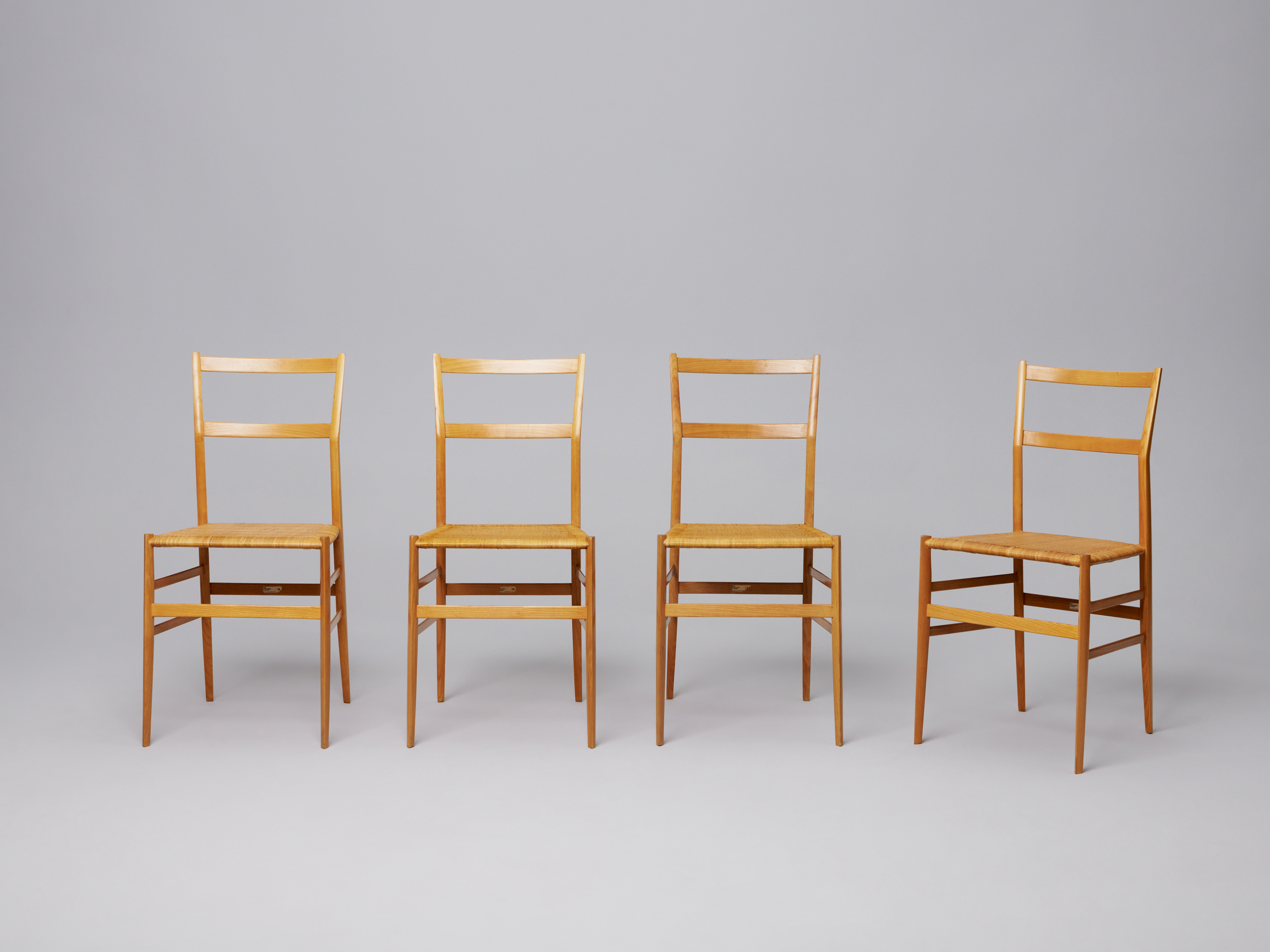 Gio Ponti – Set of Four 'Superleggera' Dining Chairs - Jackson Design